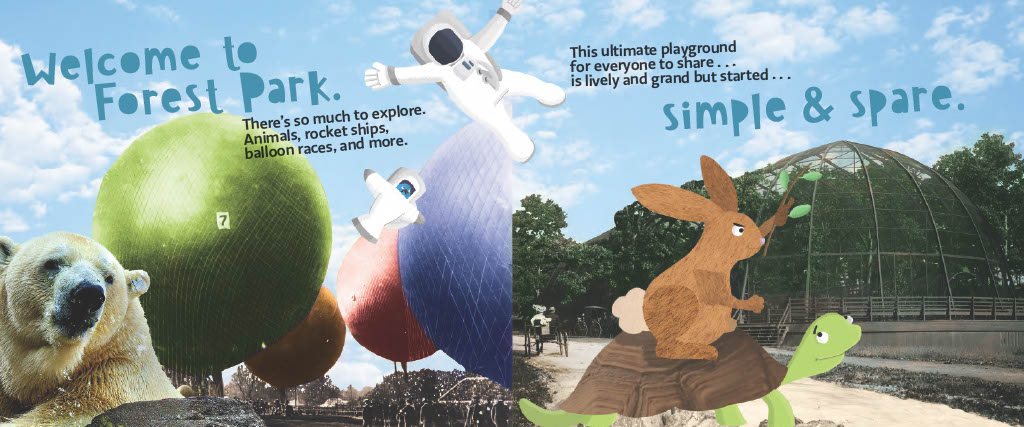 How Forest Park Was Made Spread 1