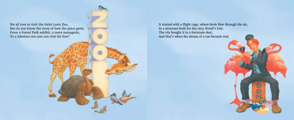 Story of the STL Zoo Spread 1